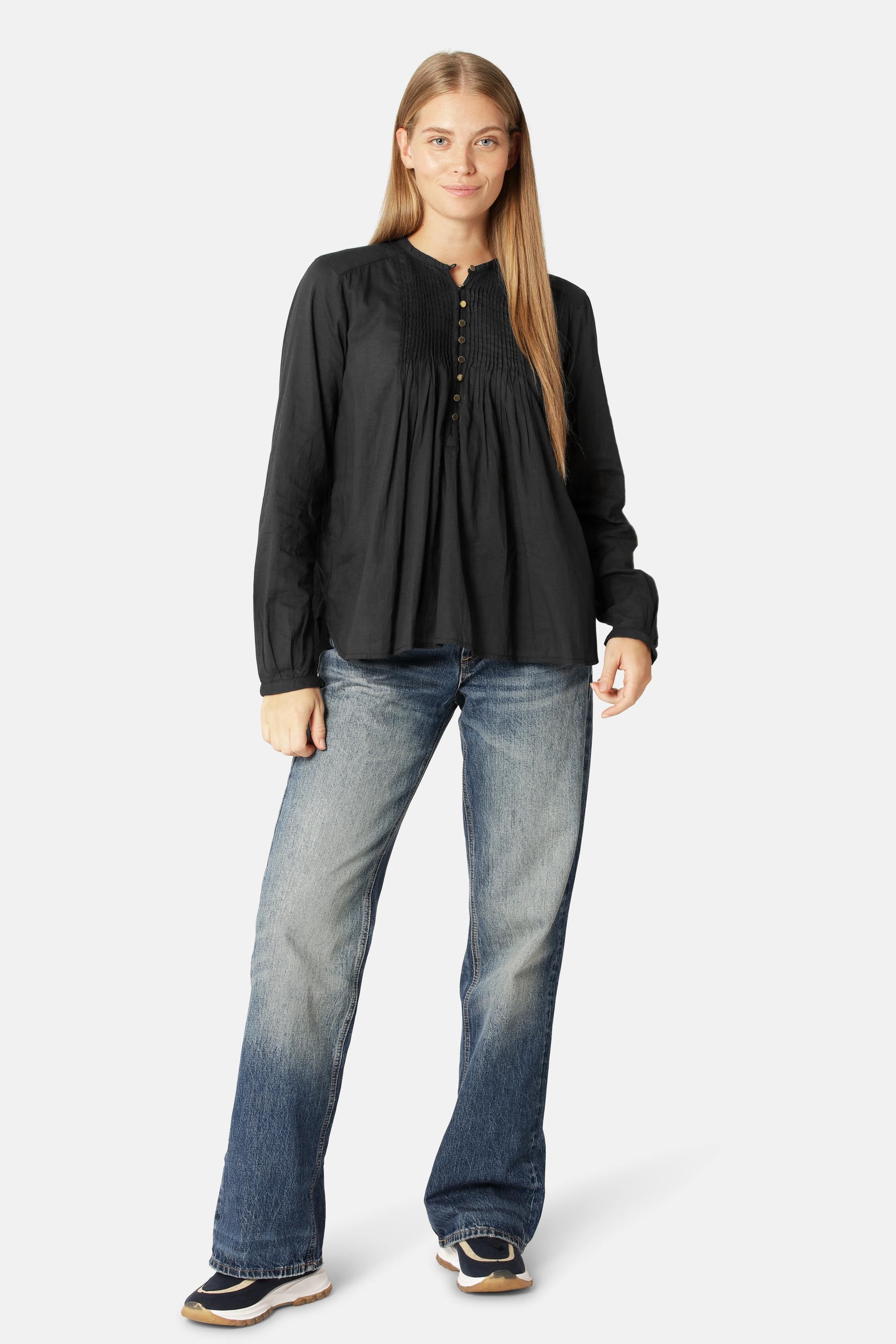 Langärmliges Hemd - Dark Indigo